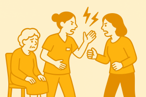 Konflikte in Pflegeeinrichtungen